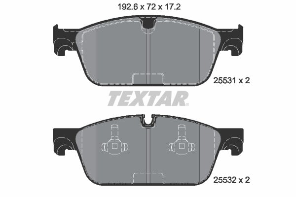 Mercedes W166 X166 C292 Ön Fren Balatası TEXTAR