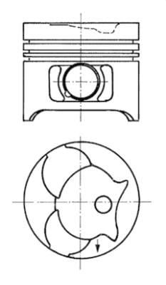 Mercedes OM601 OM602 Motor Piston Segman 0.50 KOLBEN