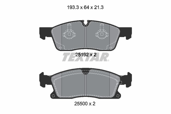 Mercedes W166 X166 C292 Ön Fren Balatası TEXTAR