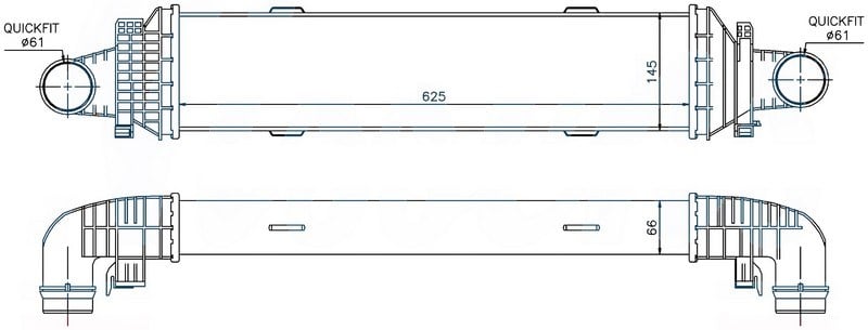 Mercedes W204 S204 C204 C218 W212 C207 X204 Turbosarj Radyatörü ORIS