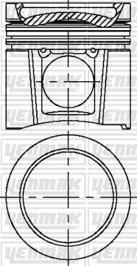 Mercedes OM 904 LA Euro4 OM 906 LA Euro4 Piston Segman Q102.5MM 050 YENMAK