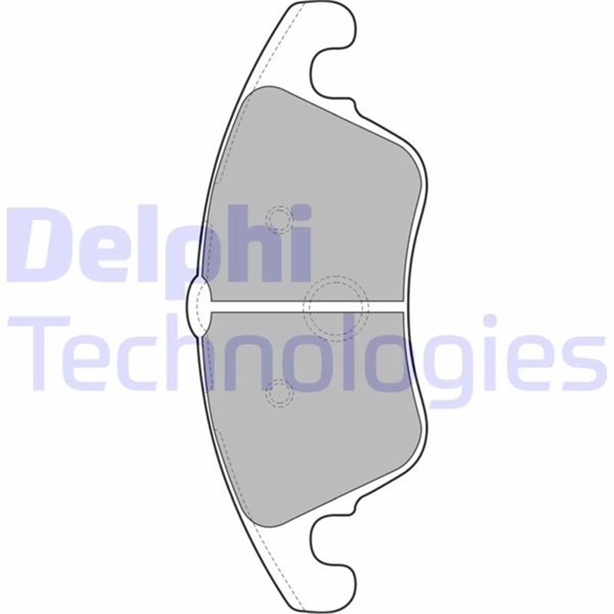 Mercedes W204 W211 W212 Ön Fren Balatası Delphi 188Mm (09-)
