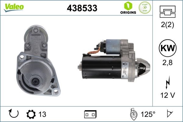 Mercedes X204 W205 C218 W222 W447 B906 B907 B910 Marş Motoru 12V 2.5kW 13... VALEO