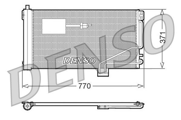 Mercedes W203 CL203 S203 C209 R230 Klima Radyatörü DENSO