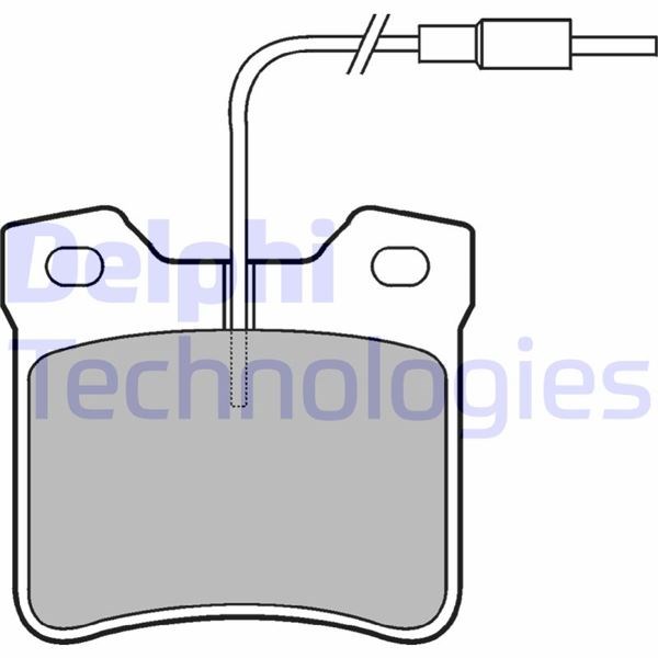 Mercedes W638 B901 B902 Peugeot 406 605 Arka Fren Balatası DELPHI
