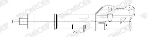 Mercedes Vito W447 Ön Gazlı Amortisör MONROE