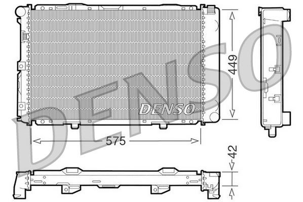 Mercedes-Benz 190 W201 Motor Su Radyatörü 82-93 DENSO