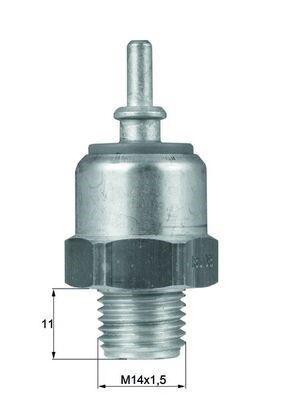 Mercedes W201 W124 W126 W463 Hararet Müşürü Tek Gri 80C 85C MAHLE