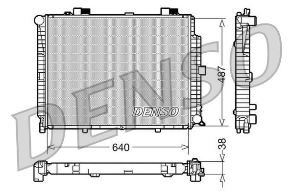 Mercedes-Benz E-Class 210 Motor Su Radyatörü 95-03 DENSO