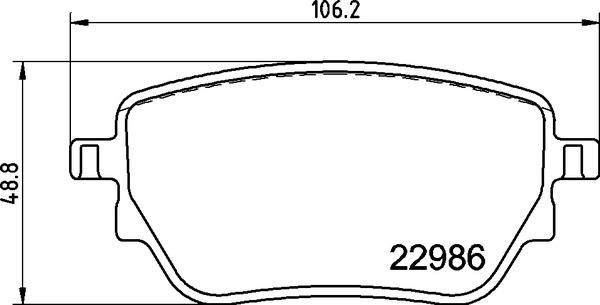 Mercedes W177 V177 W247 C118 X118 H247 X247 Arka Fren Balatası BREMBO