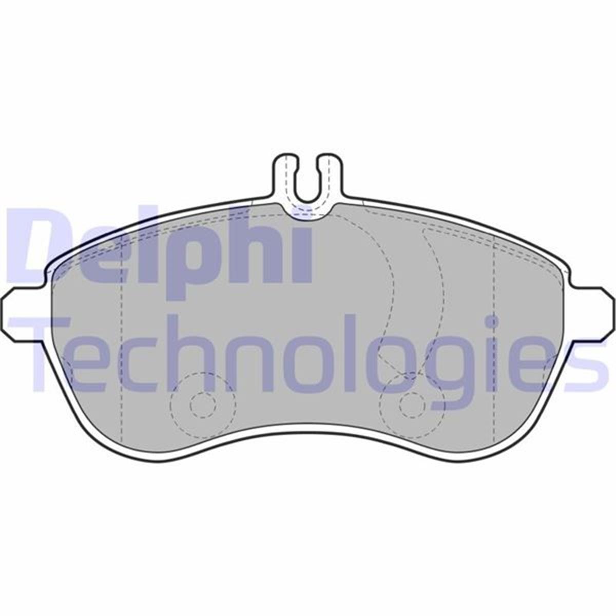Mercedes W204 S204 W212 A207 C207 S212 R172 Ön Fren Balatası Delphi 146Mm