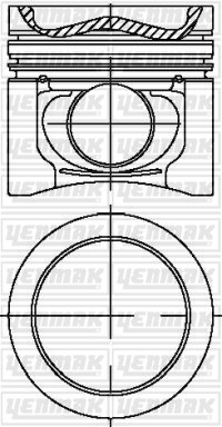 Mercedes Motor OM 924/926 Piston Segman Q106.0MM STD YENMAK