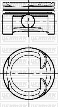 Mercedes C 180 Piston Segman Q82.0MM STD YENMAK