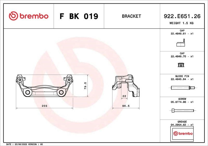 Mercedes eSprinter Van Kaliper Tutucu BREMBO