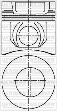 Mercedes OM 421 422 - 423 Piston Segman Q128.0mm STD YENMAK