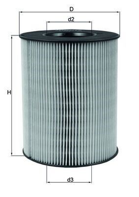 Mercedes W168 W414 Hava Filtresi MAHLE