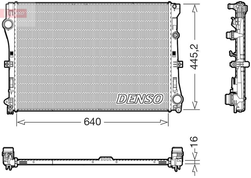 Mercedes W205 S205 C205 A205 W213 C238 A238 Motor Su Radyatörü DENSO