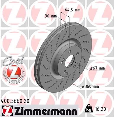 Mercedes AMG W204 S204 W205 S205 C205 A205 W212 S212 C207 A207 W221 C216 Ön... ZIMMERMANN