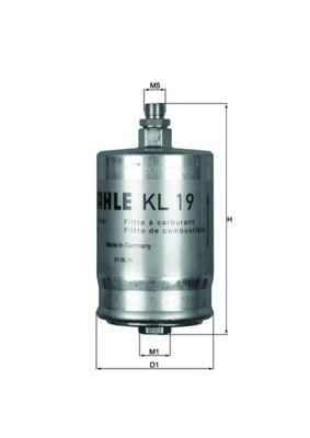 Mercedes W201 W124 W140 C140 R129 Yakıt Filtresi MAHLE