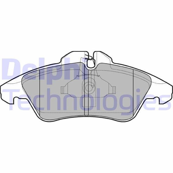 Mercedes W638 B901-B904 Volkswagen LT 28-35-46 Ön Fren Balatası DELPHI