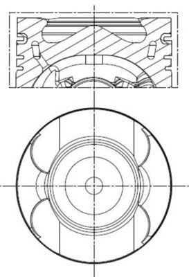 Mercedes W204 C218 W212 W166 W221 W639 B906 B907 B910 Piston Segman 0.50 83.50mm MAHLE
