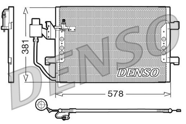 Mercedes A-Class W168 Klima Radyatörü DENSO
