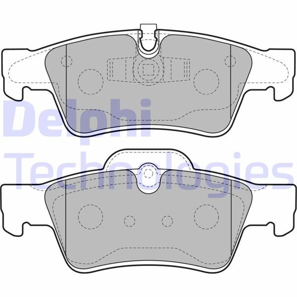 Mercedes W164 X164 W251 W463 Arka Fren Balatası DELPHI