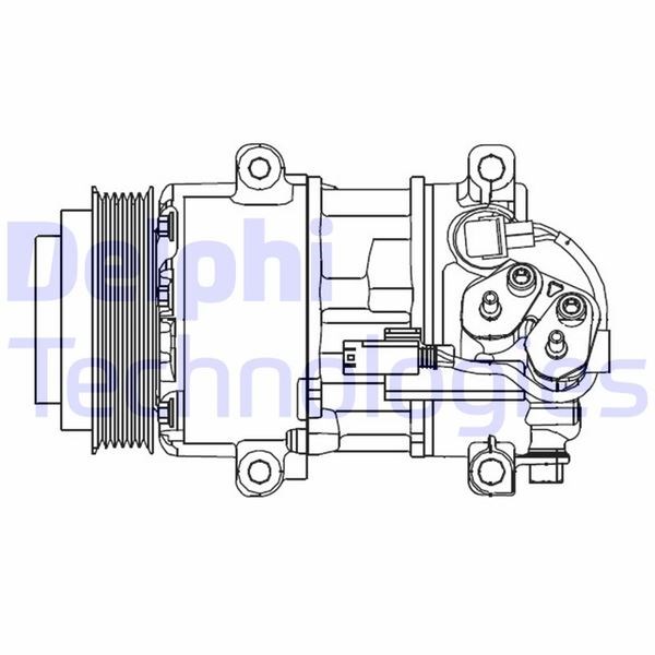 Mercedes W169 W245 Klima Kompresörü DELPHI