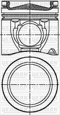 Mercedes OM 521 LA Piston Segman Q130.0MM 000 KH-0.30 YENMAK