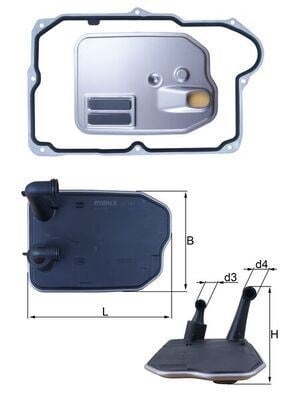Mercedes Otomatik Şanzıman Yağı Filtre Seti W176 W177 W246 W247 C117 C118 X156 MAHLE