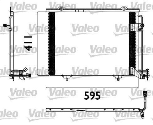 Mercedes W202 S202 C208 A208 W210 S210 R170 Klima Radyatörü VALEO