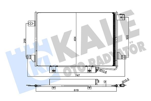 Mercedes Sprinter Tavan Klima Radyatörü KALE-RADYATOR