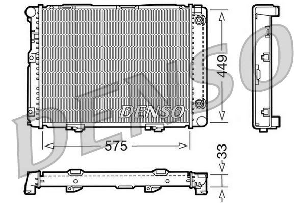 Mercedes-Benz 190 W201 Motor Su Radyatörü 82-93 DENSO