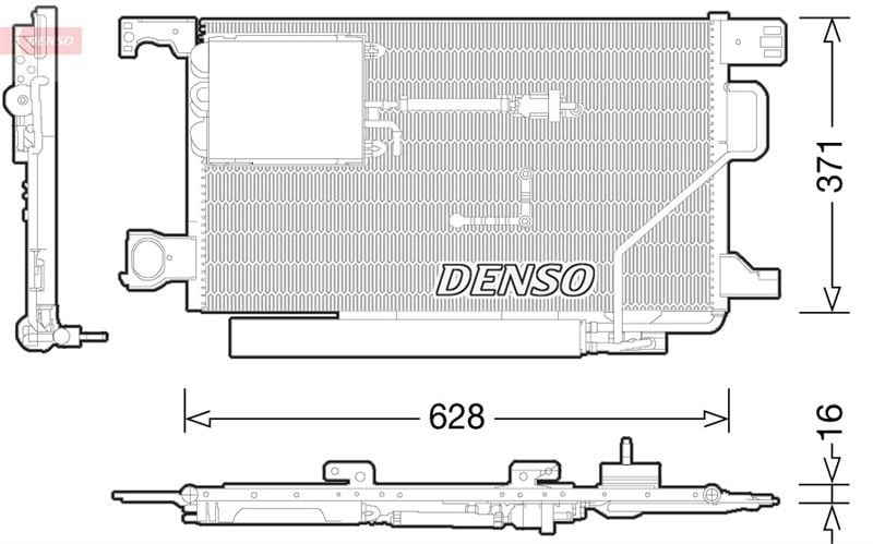 Mercedes C-Class W203 Klima Radyatörü DENSO