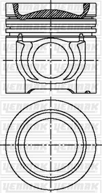 Mercedes OM 904 Piston Segman Q102.0MM STD YENMAK