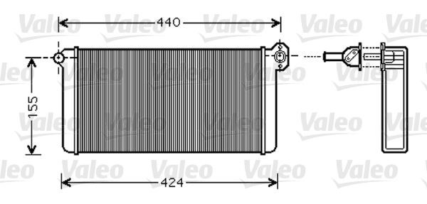 Mercedes NG Serisi 12V Kalorifer Radyatörü VALEO