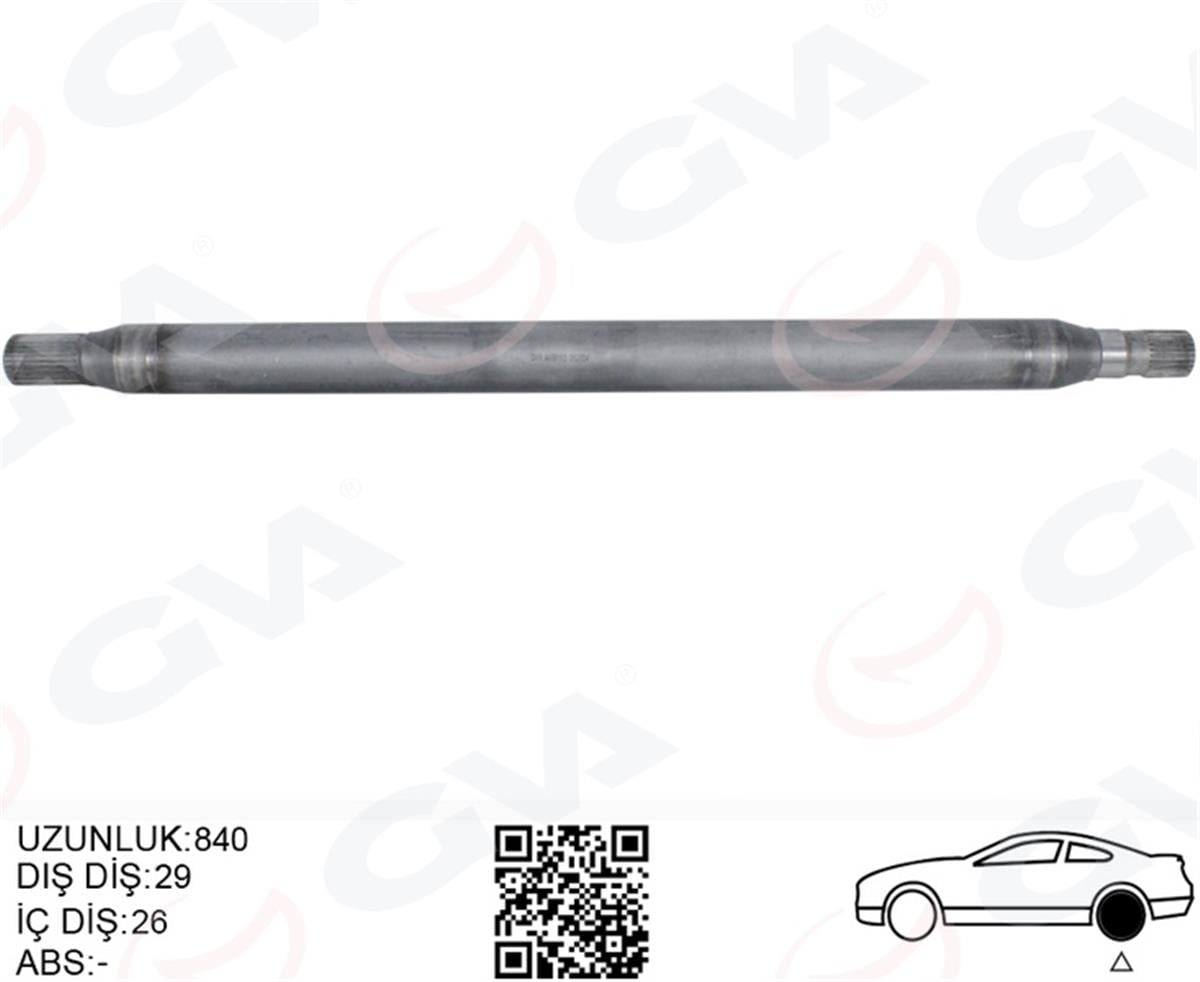 Mercedes Sprinter B906 Vw Crafter Aks Mili Arka Sol A9063502510-2E0501171e