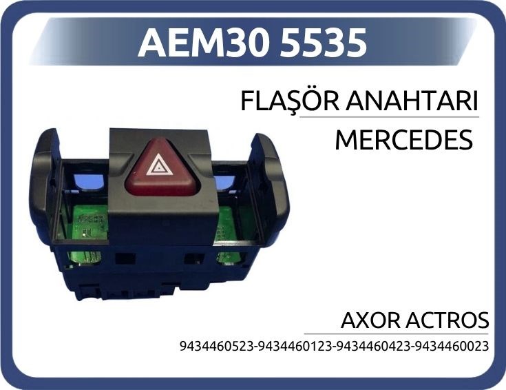 Mercedes Axor Actros Flaşör Anahtarı AEM