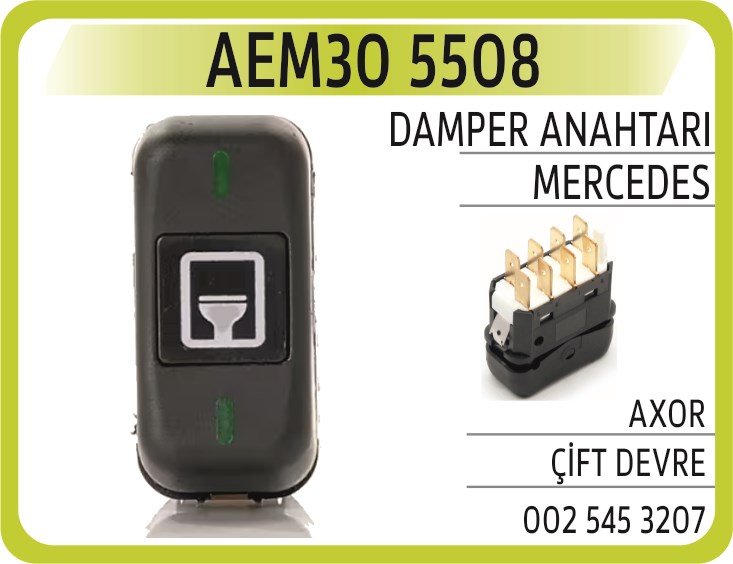 Mercedes Axor Damper Anahtarı Çift Devre AEM
