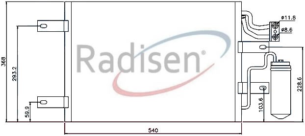 Opel Meriva Klima Radyatörü 1.3DTI RADISEN