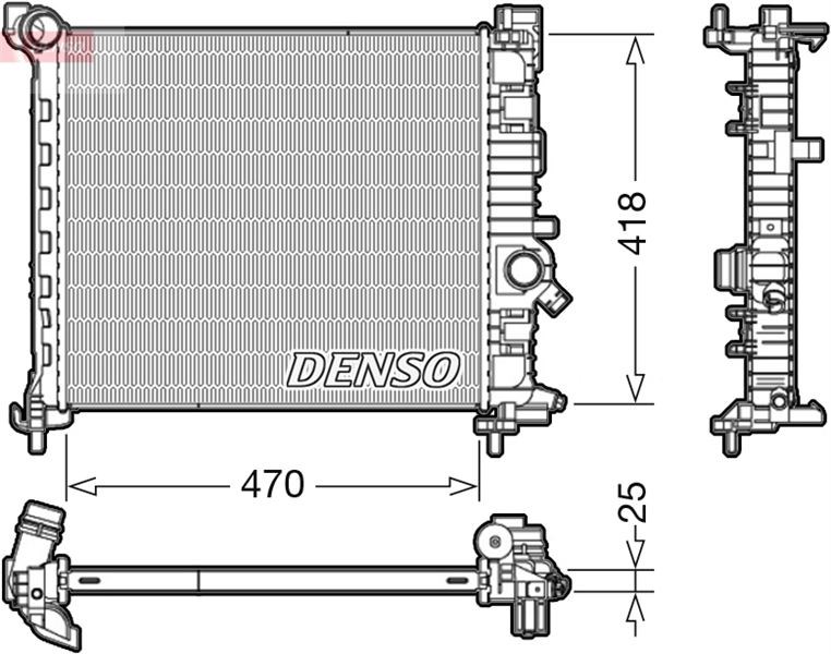 Opel Meriva B Motor Su Radyatörü DENSO