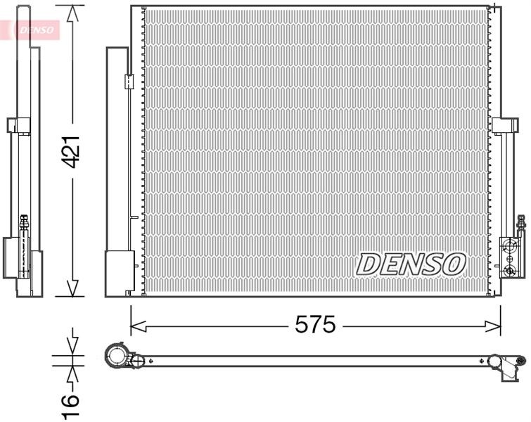 Opel Meriva B Klima Radyatörü Kondenseri DENSO