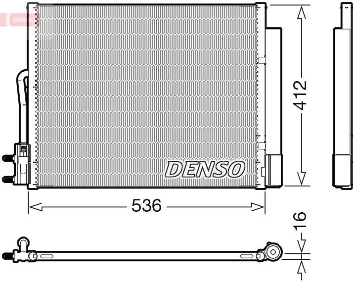 Opel Meriva B Klima Radyatörü Kondenser DENSO
