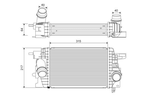 Opel Meriva B Turbo Radyatörü VALEO