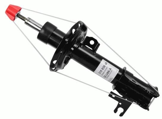 Opel Meriva B Ön Aks Sol Amortisör SACHS