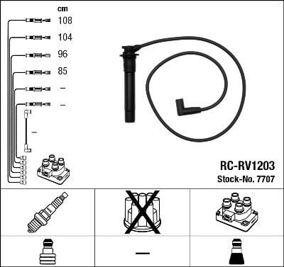 Rover 200 Bujİ Kablosu [218 95-00] NGK