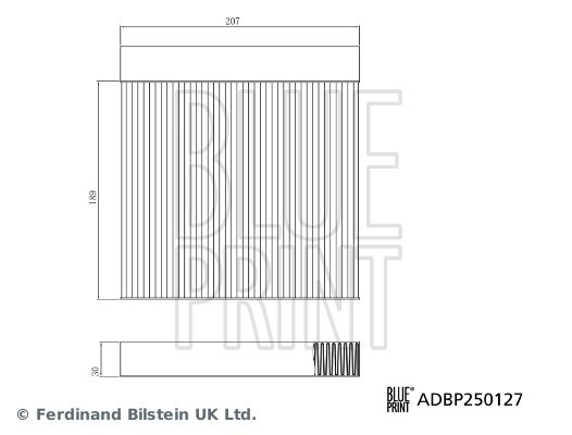 MG MG3 MG5 Kabin Filtresi BLUEPRINT
