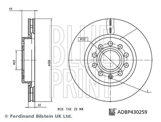 MG Motor MG 3 MG 5 Fren Diski BLUEPRINT