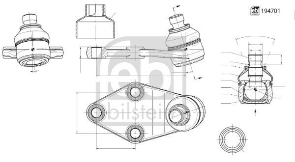 MG ZS Rotil FEBI