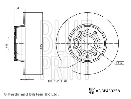 MG Motor MG 3 Fren Diski BLUEPRINT